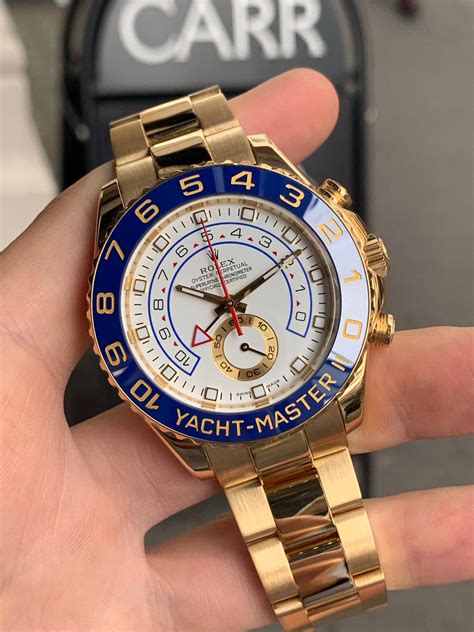 18ct gold rolex yachtmaster|Rolex yacht master 2023 price.